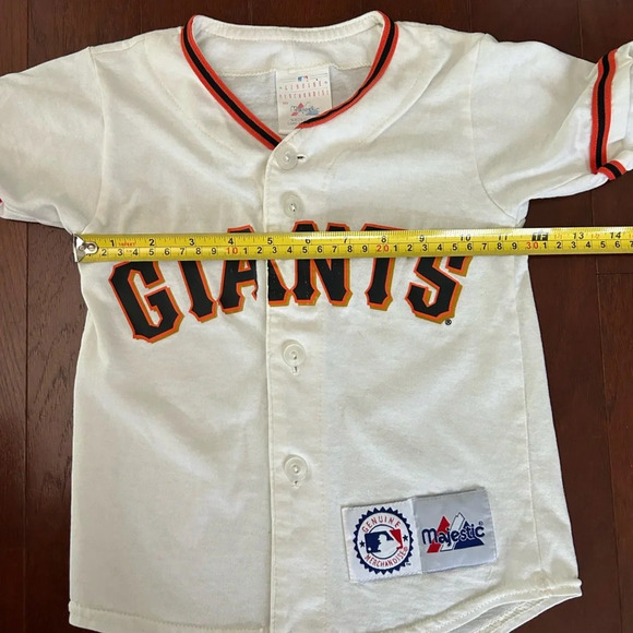 Vintage San Francisco Giants Jersey Cream Majestic MLB Baseball Inaugural Season - Picture 3 of 8